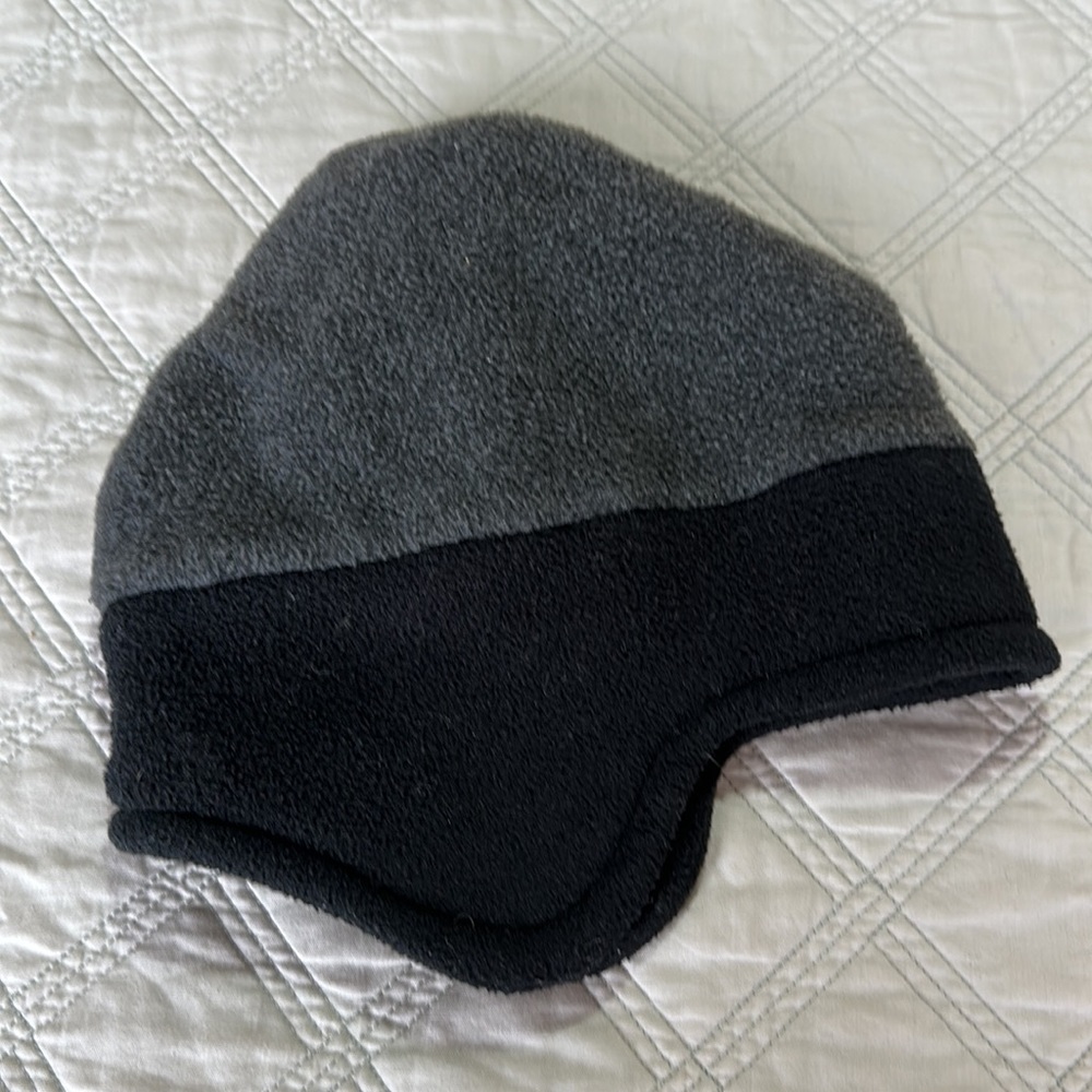 Ski or snowboard hat with face cover for blizzard days,